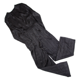 & OTHER STORIES Womens Jumpsuit Black Striped Wide-Leg S