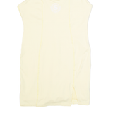 SLAZENGER Dress Overlay Womens Playsuit Yellow Skinny UK 10