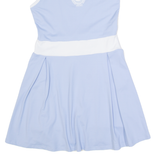 SLAZENGER Dress Overlay Womens Jumpsuit Blue Skinny UK 10