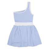 SLAZENGER Dress Overlay Womens Jumpsuit Blue Skinny UK 10