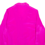 SOLANGE MANDOR Womens Shirt Purple Collared Long Sleeve M