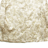 SOLANGE MANDOR Womens Printed Blouse Gold Collared Long Sleeve Crazy Pattern M