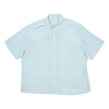 Womens Blouse Blue Collared 2XL