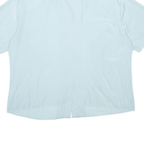 Womens Blouse Blue Collared 2XL