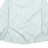 Womens Printed Shirt Blue Collared Long Sleeve 90s Viscose Floral M