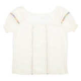 WELTE Womens Blouse Cream M