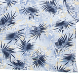 TRADITION Womens Printed Shirt Blue Collared 90s Silk Floral M