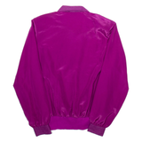 JAMBOREE Womens Shirt Purple Collared Long Sleeve Faux Silk M