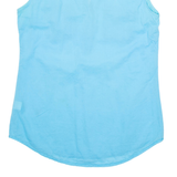 Womens Vest Blue V-Neck Sleeveless M