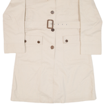LACOSTE Womens Trench Coat Beige S