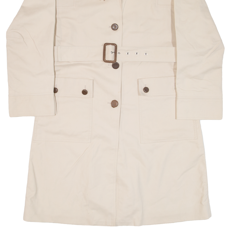 LACOSTE Womens Trench Coat Beige S
