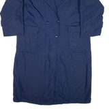 Womens Trench Coat Blue XL