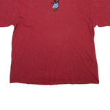 LA SOBIKA Mens T-Shirt Maroon XL