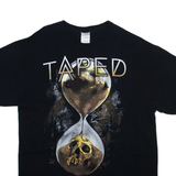 GILDAN Taped Mens Band T-Shirt Black L