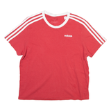 ADIDAS Womens T-Shirt Pink S