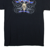 GILDAN Mens Band T-Shirt Black M
