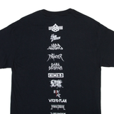 GILDAN Mens Band T-Shirt Black M