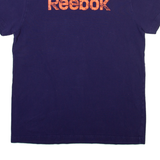 REEBOK Mens T-Shirt Purple S