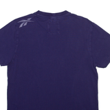 REEBOK Mens T-Shirt Purple S