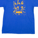 GILDAN Rick And Morty Mens T-Shirt Blue L