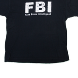 GILDAN FBI Mens T-Shirt Black XL