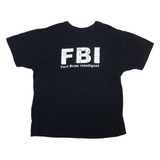 GILDAN FBI Mens T-Shirt Black XL
