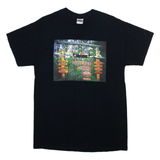 GILDAN Camping Lodge Mens T-Shirt Blue M