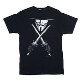 V For Vendetta Mens T-Shirt Black XXS