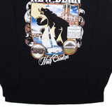 GILDAN New Bern North Carolina Mens T-Shirt Black Long Sleeve USA M