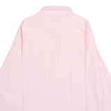 Womens Plain Shirt Pink Long Sleeve S