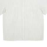 Mens Shirt Beige Striped 2XL
