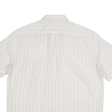 Mens Shirt Beige Striped 2XL