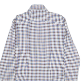 FRED PERRY Slim Fit Mens Shirt Brown Check Long Sleeve S