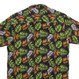 RX 100 Mens Hawaiian Shirt Black Floral S