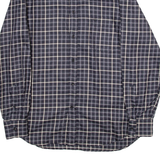 PAUL & SHARK Mens Shirt Black Check Long Sleeve M
