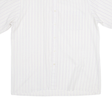 PIERRE LEON Mens Shirt White Striped XL