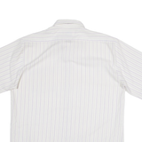 PIERRE LEON Mens Shirt White Striped XL