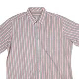 Mens Shirt Pink Striped XL