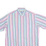 BLUE GOOSE Mens Shirt Pink Striped XL