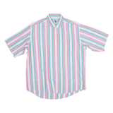 BLUE GOOSE Mens Shirt Pink Striped XL