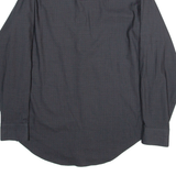 CALVIN KLEIN Slim Fit Mens Shirt Grey Polka Dot Long Sleeve M