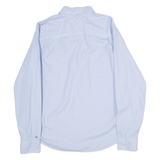 TOMMY HILFIGER Mens Shirt Blue Striped Long Sleeve XL