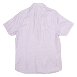 TED BAKER Mens Plain Shirt Purple L