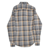 TOMMY HILFIGER Slim Fit Mens Shirt Brown Check Long Sleeve S