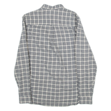 LYLE & SCOTT Mens Shirt Grey Check Long Sleeve S