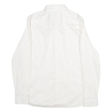 TED BAKER Mens Plain Shirt White Long Sleeve M