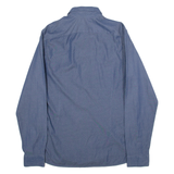 TED BAKER Mens Shirt Blue Polka Dot Long Sleeve L