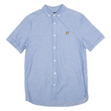 LYLE & SCOTT Mens Plain Shirt Blue S