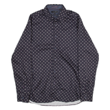 TED BAKER Mens Shirt Black Long Sleeve M