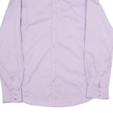 TED BAKER Mens Plain Shirt Purple Long Sleeve M